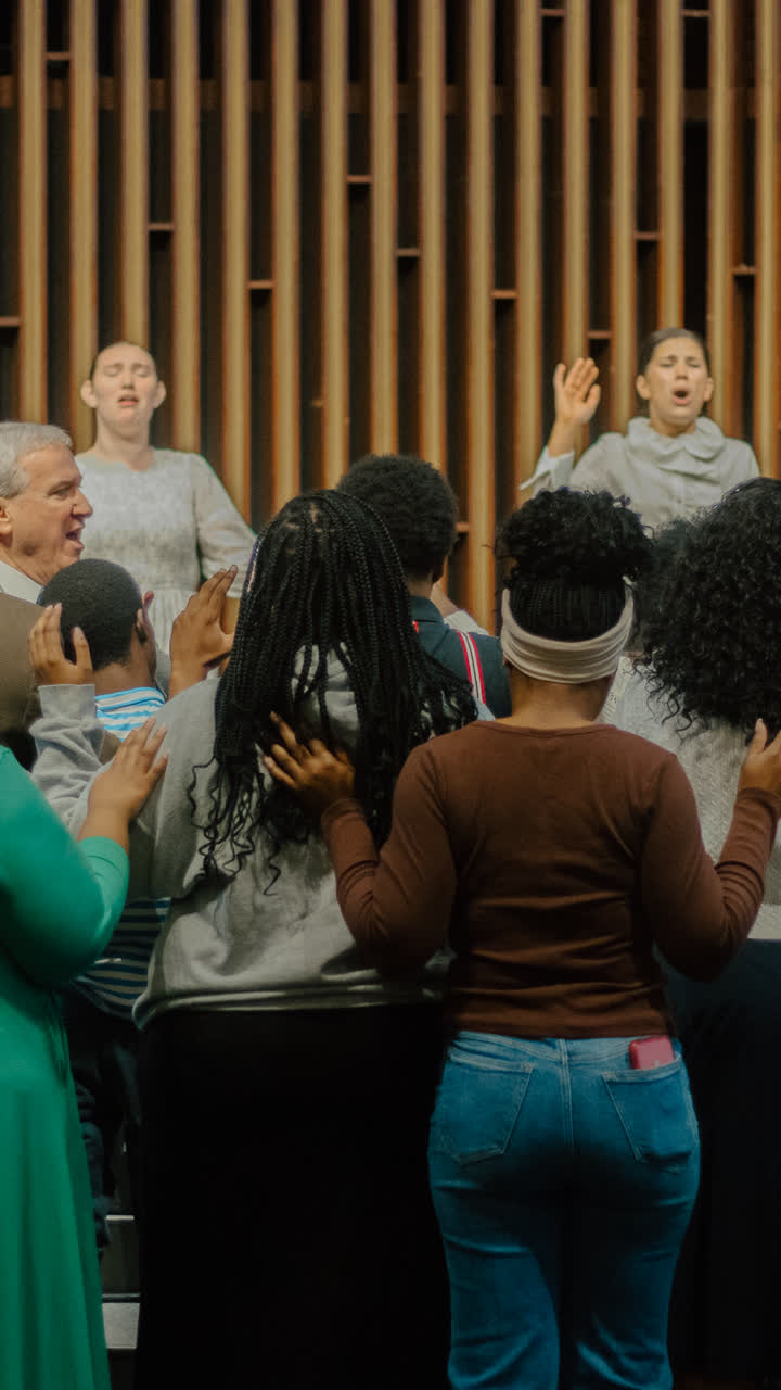 The altar call crowd